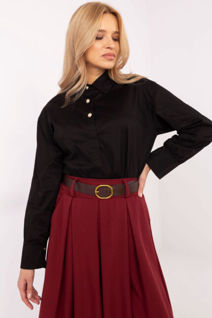 Koszula Damska Model MI-KS-C238.04 Black - Italy Moda -1