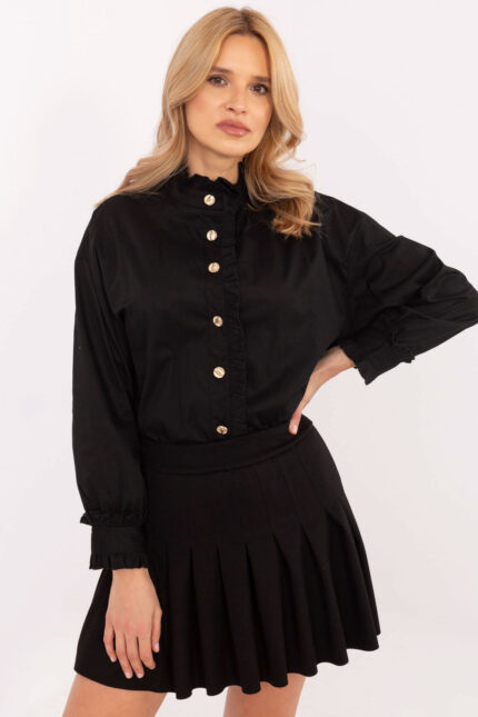 Koszula Damska Model MI-KS-C237.71 Black - Italy Moda -1