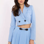 Spodnie Spódnicospodnie Model MI-SD-G60501.66P Light Blue - Italy Moda -1