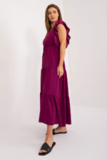 Sukienka Model DHJ-SK-8352.04 Dark Violet - Italy Moda -2