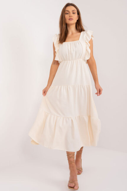 Sukienka Model DHJ-SK-8352.04 Light Beige - Italy Moda -1