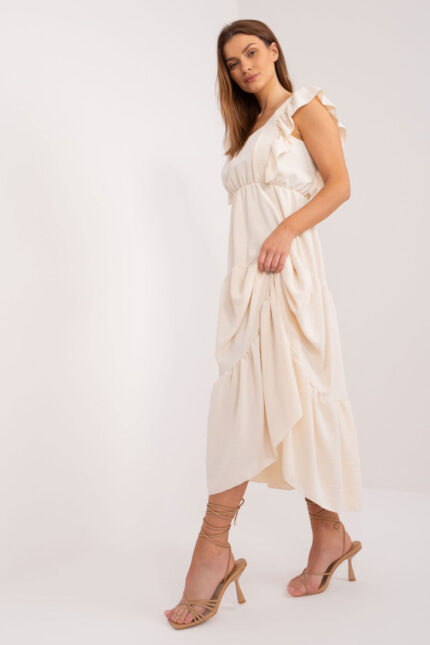 Sukienka Model DHJ-SK-8352.04 Light Beige - Italy Moda -2