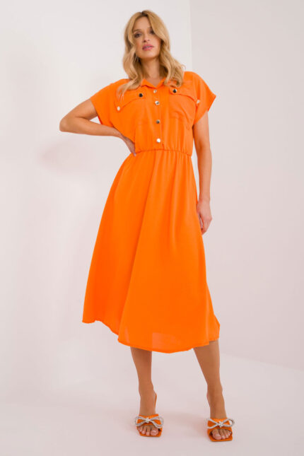 Sukienka Model DHJ-SK-19002.31 Orange - Italy Moda -1