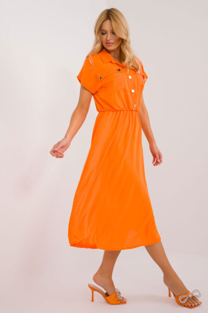 Sukienka Model DHJ-SK-19002.31 Orange - Italy Moda -2