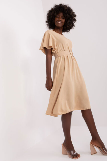 Sukienka Model DHJ-SK-5648.07 Beige - Italy Moda -1