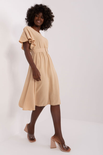 Sukienka Model DHJ-SK-5648.07 Beige - Italy Moda -2