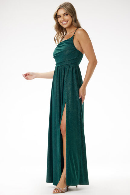 Sukienka Model A696 Bottle Green - awama -2