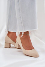 Czółenka Model Veniffia M380 Beige - Step in style -1