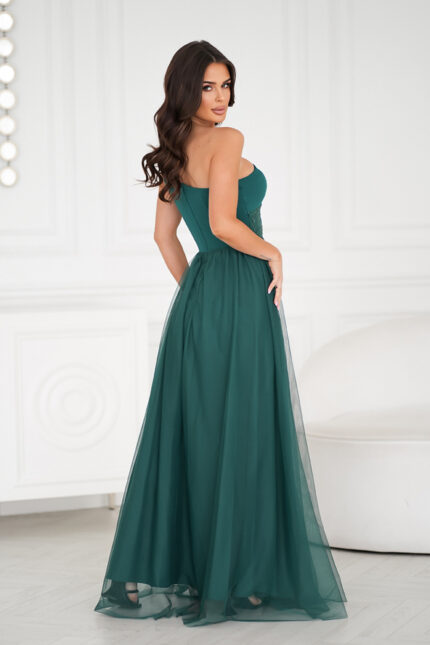 Sukienka Model 323-13 Bottle Green - Bicotone -2