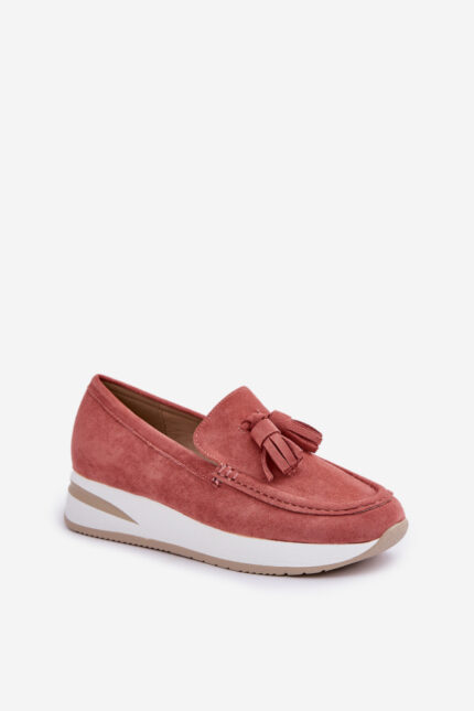 Mokasyny Model Challavia G-55 Pink - Step in style -2