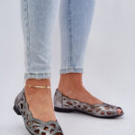 Baleriny Model Calgis ASA136-8 Silver - Step in style -1