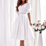 Sukienka Model Luna 000103. Ecru - With You -1