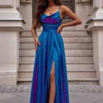 Sukienka Model Valeria Lux 001171. Turkus/Amarant - With You -1