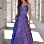 Sukienka Model Tifani Lux 11002. Gwiaździsty - With You -1