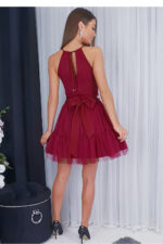 Sukienka Model Cristal 02063. Bordo - With You -3