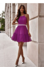 Sukienka Model Cristal 02063. Magenta - With You -2