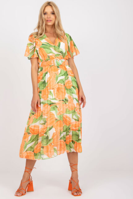 Sukienka Model DHJ-SK-11331-2.32 Orange - Italy Moda -1