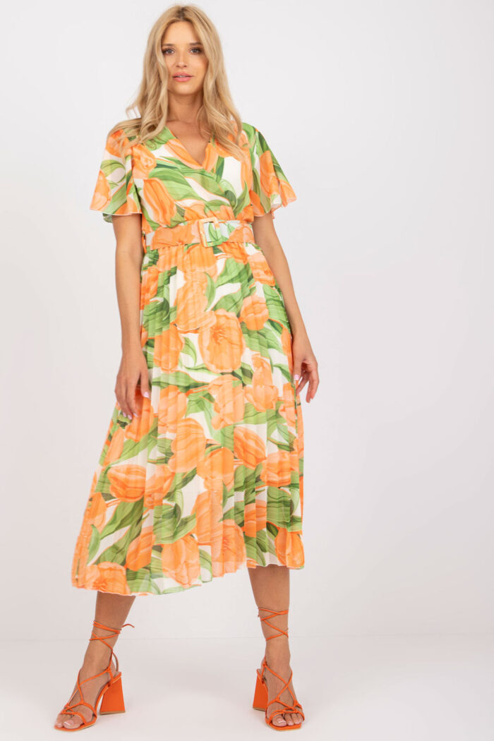 Sukienka Model DHJ-SK-11331-2.32 Orange - Italy Moda -1