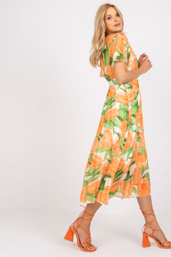 Sukienka Model DHJ-SK-11331-2.32 Orange - Italy Moda -3