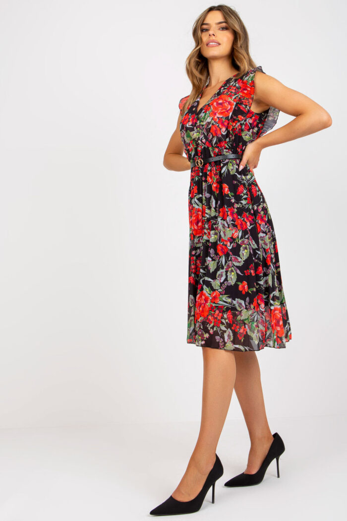 Sukienka Model DHJ-SK-N13198-3.05P Black/Red - Italy Moda -3