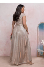 Sukienka Model Amanda Lux 02024. Gold - With You -3