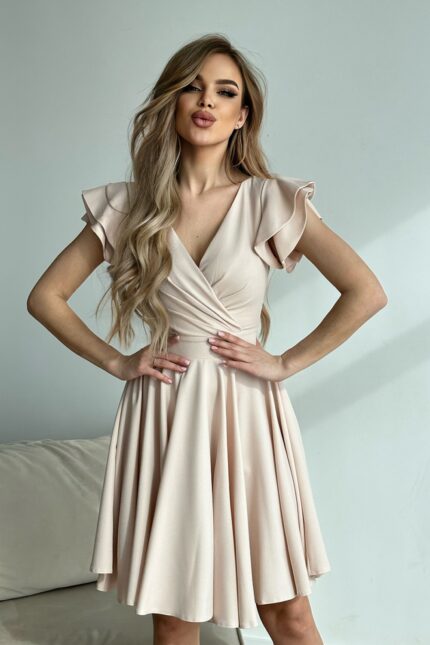Sukienka Model 281-21 Beige - Bicotone -1