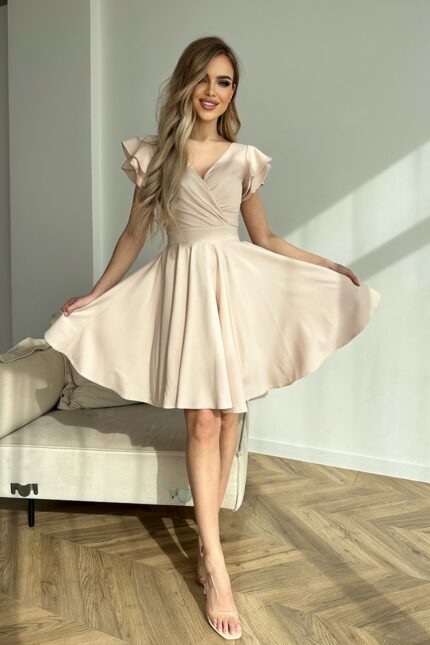 Sukienka Model 281-21 Beige - Bicotone -2