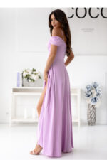Sukienka Model Walentina Gładka 0011171. Lila - With You -2