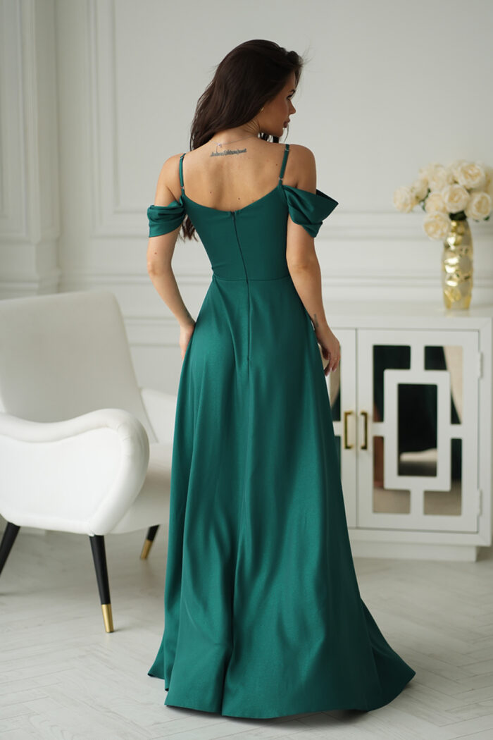 Sukienka Model 330-13 Bottle Green - Bicotone -2