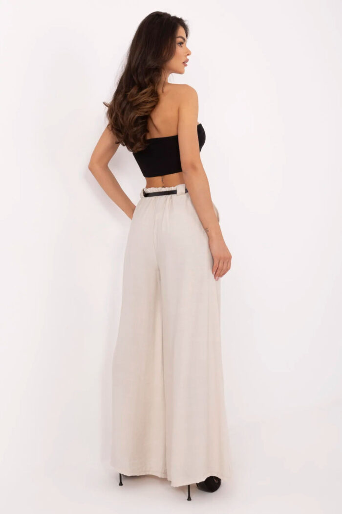Spodnie Damskie Model MI-SP-A2476.95 Beige - Italy Moda -3