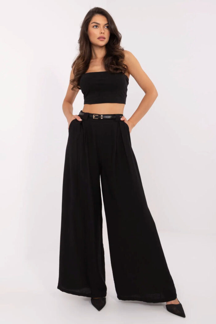 Spodnie Damskie Model MI-SP-A2476.95 Black - Italy Moda -1