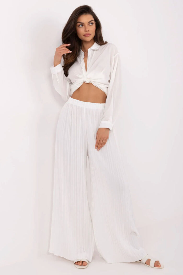 Spodnie Damskie Model MI-SP-A2432.71 White - Italy Moda -1