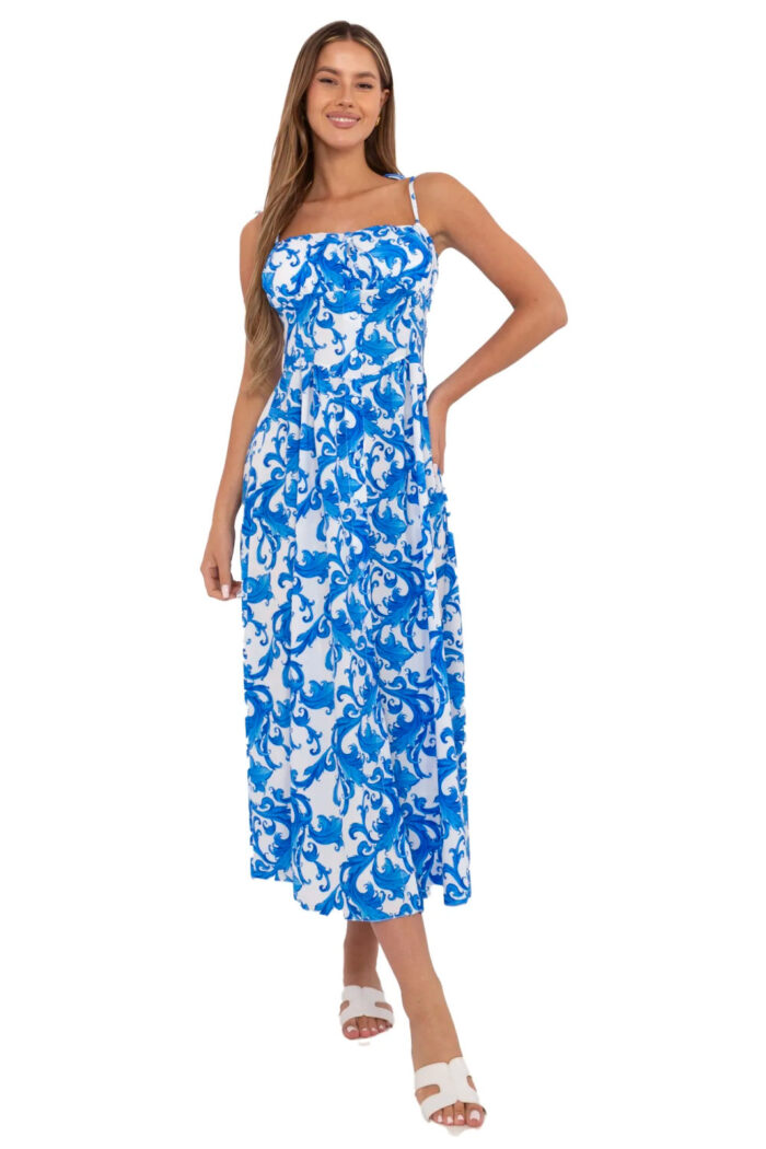 Sukienka Model MI-SK-23817-9.81 White/Blue - Italy Moda -1