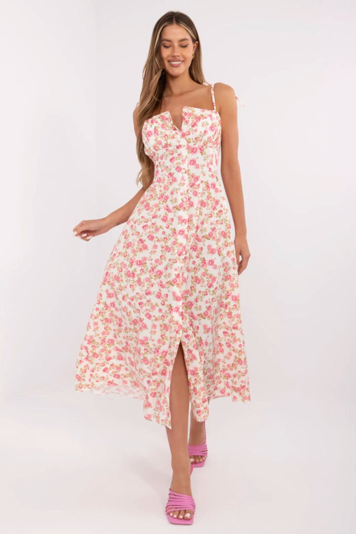 Sukienka Model MI-SK-23817-2.00 Ecru - Italy Moda -1