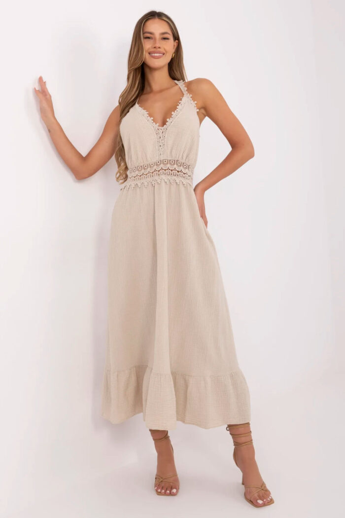 Sukienka Model MI-SK-88573.83 Beige - Italy Moda -1