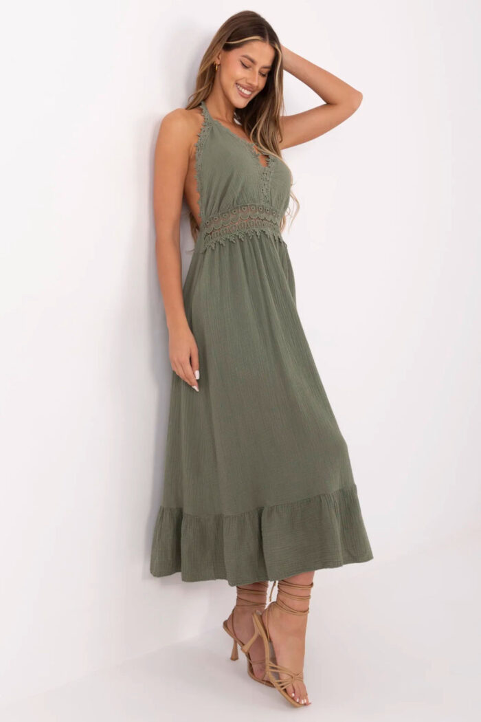Sukienka Model MI-SK-88573.83 Khaki - Italy Moda -1
