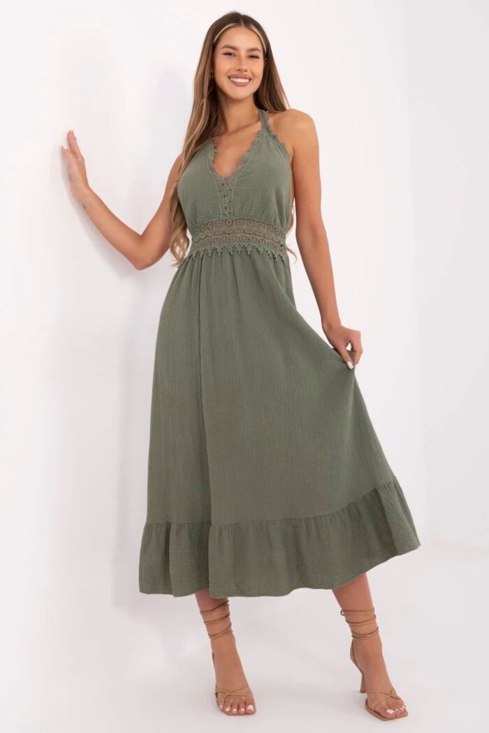 Sukienka Model MI-SK-88573.83 Khaki - Italy Moda -3