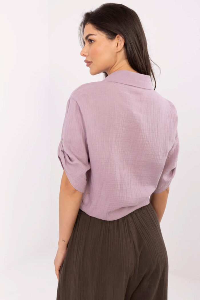 Koszula-DHJ-KS-8595-1.66-jasny fioletowy - Italy Moda -3