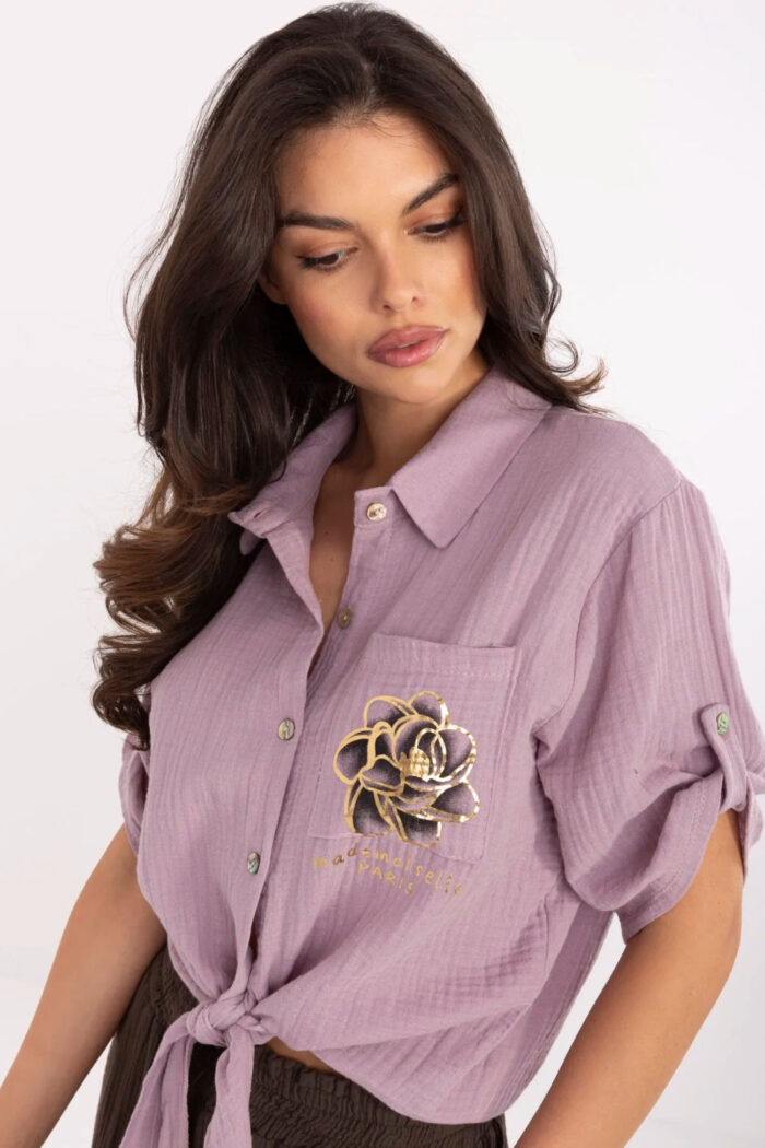 Koszula-DHJ-KS-8595-1.66-jasny fioletowy - Italy Moda -4