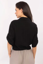 Koszula Damska Model DHJ-KS-8595-1.66 Black - Italy Moda -3