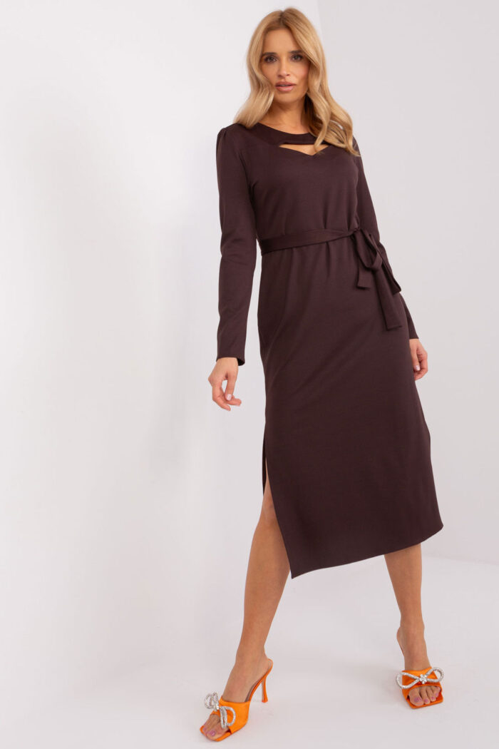 Sukienka Model LK-SK-509447.75P Dark Brown - Lakerta -1