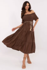 Sukienka Model MI-SK-A2609.96 Brown - Italy Moda -1