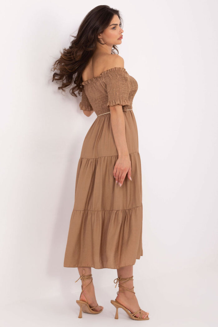 Sukienka Model MI-SK-A2609.96 Camel - Italy Moda -3