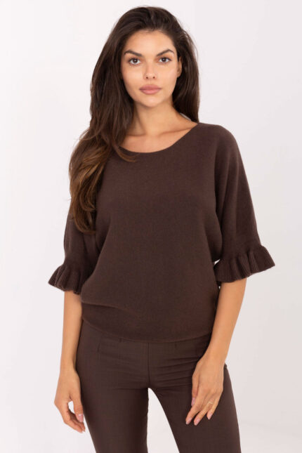 Sweter Damski Model IT-SW-99244.65 Dark Beige - Italy Moda -1