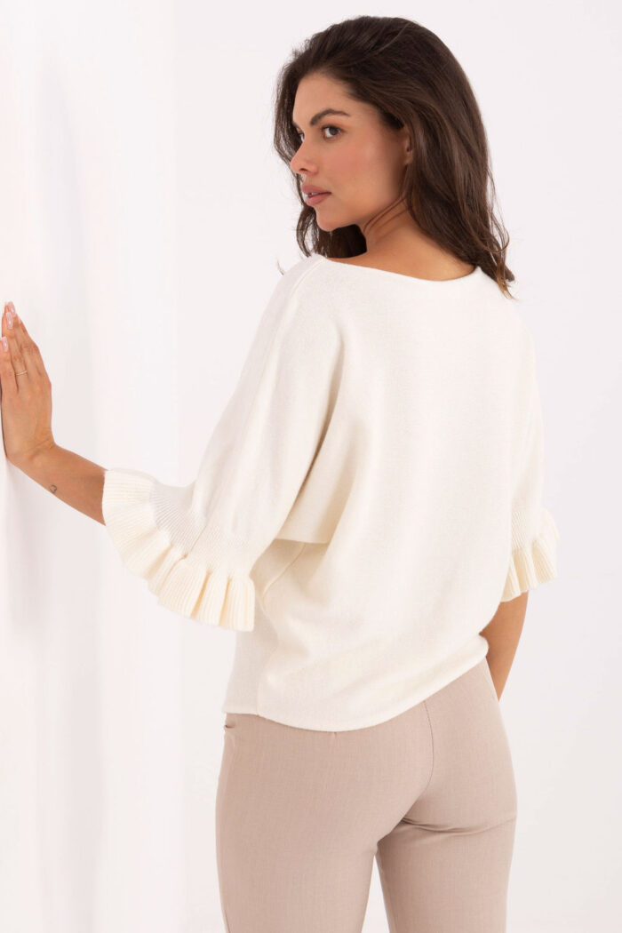 Sweter Damski Model IT-SW-99244.65 Ecru - Italy Moda -3