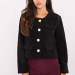Żakiet Model IT-KR-FL9586.64 Black - Rue Paris -1