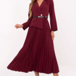 Sukienka Model IT-SK-21599.80 Bordo - Italy Moda -1