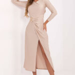 Sukienka Model IT-SK-21609.83 Beige - Italy Moda -1