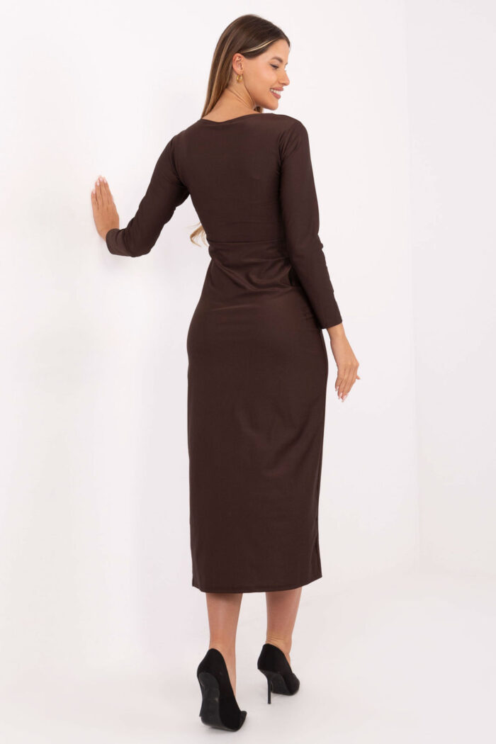 Sukienka Model IT-SK-21609.83 Dark Brown - Italy Moda -3