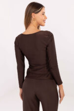 Bluzka Model IT-BZ-21629.82 Dark Brown - Italy Moda -3